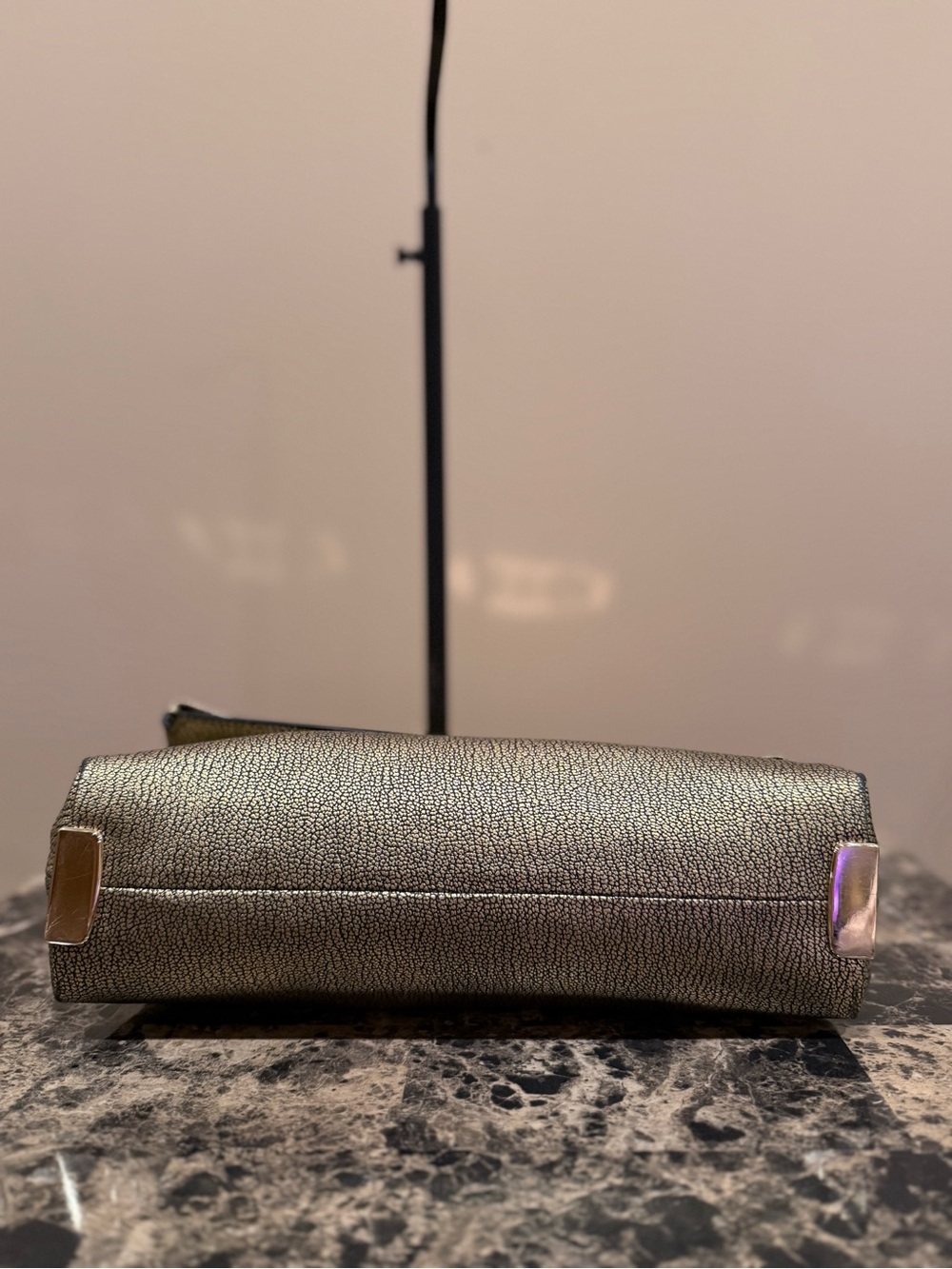 Coach Swagger Metallic Double Turnlock Shoulder Bag / Clutch - Picture 6 of 16